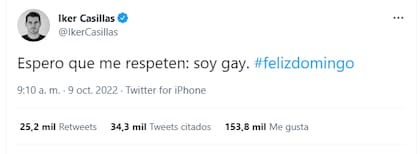 La cuenta de X de Iker Casillas fue hackeada en el año 2022