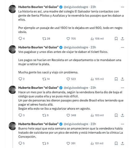 Presunta estafa con pasajes: una mujer vendía tickets a España desde US$1100 y dejó a cientos de personas sin volar - Image 3