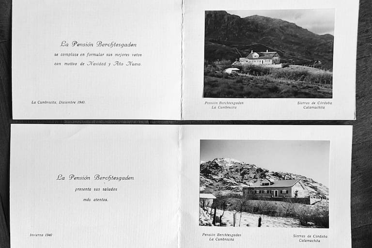 Primeros folletos promocionando el turismo en La Cumbrecita