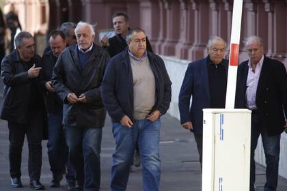 La cúpula de la CGT estuvo en la Casa Rosada hace dos semanas