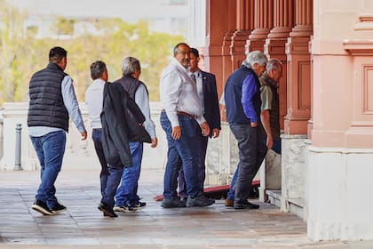 La cúpula de la CGT fue convocada a comienzos de este mes a la Casa Rosada para tratar la reforma laboral.