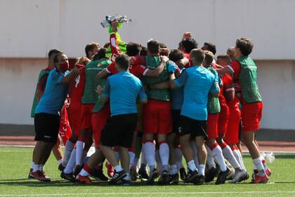 Festeja Gibraltar el estrecho resultado ante San Marino, por la Liga de Naciones.