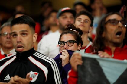 La decepción de los hinchas de River