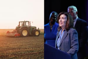 Hochul lleva su lucha contra los seguros a los campos: “Los agricultores sienten el impacto”
