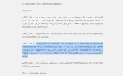 La decisión sobre el FAMP