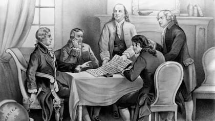 La Declaración de Independencia de 1776 es considerada como el inicio del "experimento estadounidense"