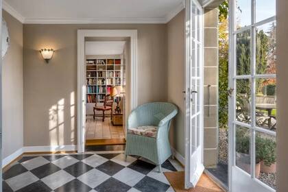 La decoración de Audrey estaba cargada de estampas florales