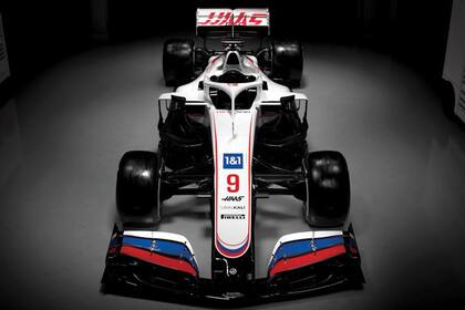 La decoración que eligió Haas para el modelo VF-21, autos con los que competirán Mick Schumacher y Nikita Mazepin