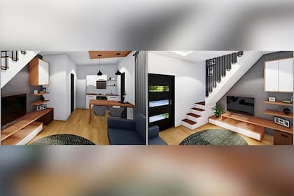 La decoración y disposición de la minicasa que se vende en Amazon por menos de US$55.000