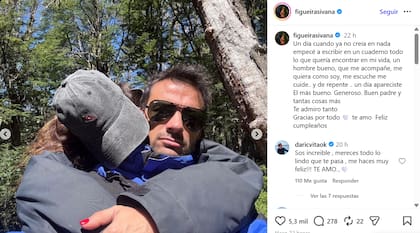 La dedicatoria de Ivana Figueiras a Darío Cvitanich y la respuesta de él