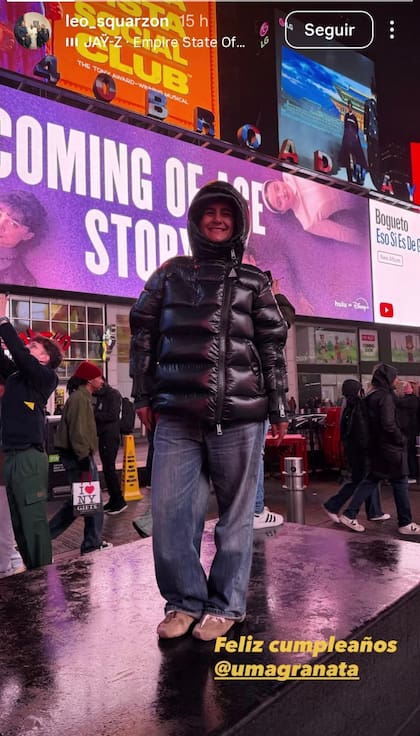 La dedicatoria de Leonardo Squarzon a Uma Fabbiani Granata