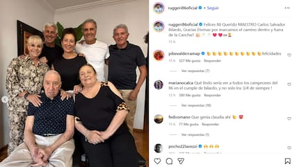 La dedicatoria especial de Ruggeri