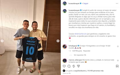 La dedicatoria especial de Lucas Zelarayán a Lionel Messi