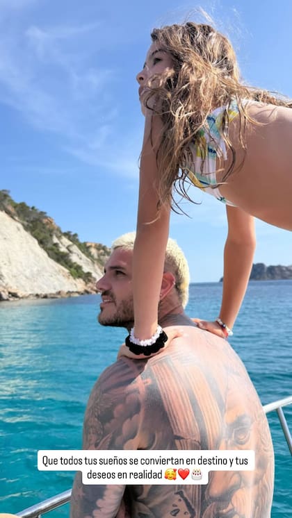 La dedicatoria que Icardi le dedicó a la pequeña (Foto: Instagram/@mauroicardi)