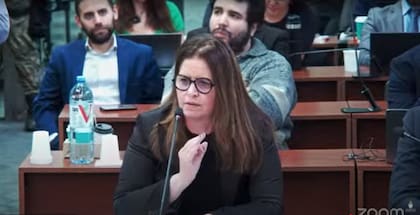 La defensora oficial de Sabag Montiel, Fernanda Lopez Puleio