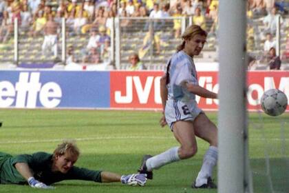 La definición de Caniggia en el Mundial 90