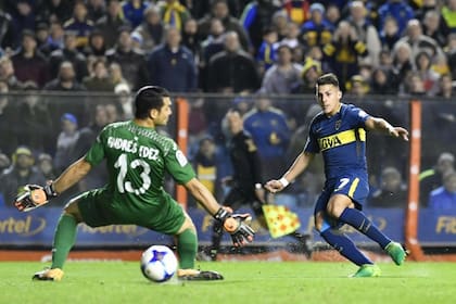 La definición de Pavón para un gol típico del wing en su etapa en Boca