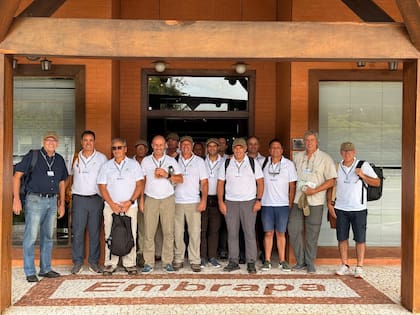 La delegación argentina en Brasil