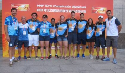 La delegación argentina en Pekín