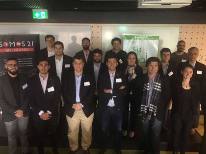 La delegación de Unaje en Australia