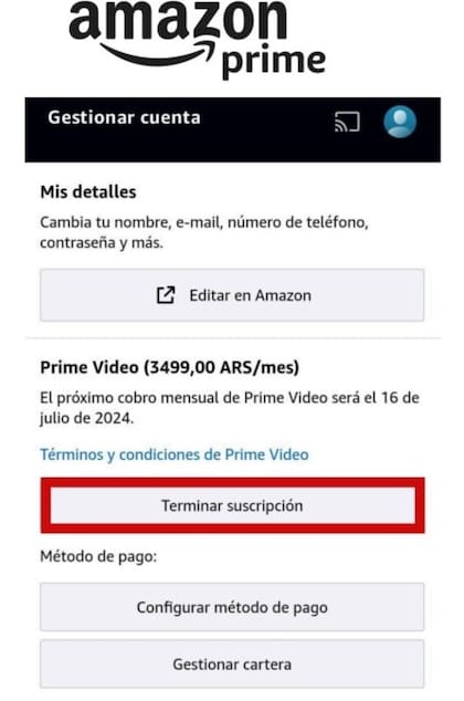 La demanda de la FTC señaló que Amazon dificultaba el proceso para cancelar una suscripción Prime