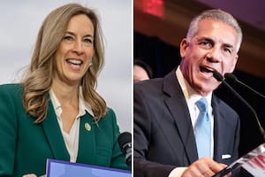 La demócrata Mikie Sherrill y el republicano Jack Ciattarelli son los dos grandes candidatos a la gobernación de Nueva Jersey