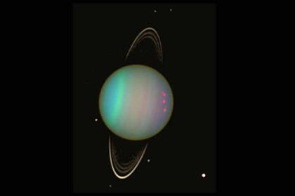 La denominada "lluvia de diamantes" se produce a 8000 kilómetros bajo la superficie de Urano -en la foto- y Neptuno