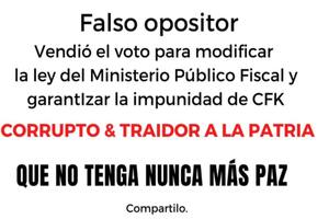 “Vendieron su voto a CFK”: la denuncia de Laura Alonso contra cuatro diputados