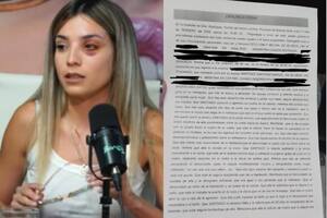 La denuncia que realizó Emily Ceco en la Justicia (Foto: Captura TV X/@fedeebongiorno)
