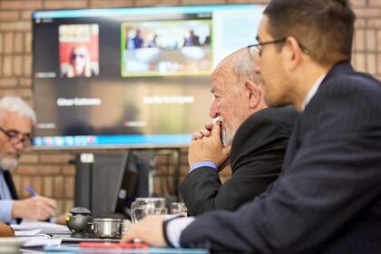 La denunciante se iba a reunir ayer de manera presencial con la Comisión de Derechos y Garantías de la Legislatura de Mendoza. Finalmente, lo hizo de manera virtual. Sin embargo, asistieron Leonardo Lorente, hermano y abogado; Félix Lorente, padre y abogado; y Carlos González, abogado.