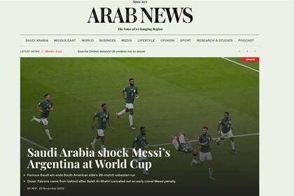 La derrota Argentina en los medios del mundo