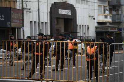 Custodia en la sede roja