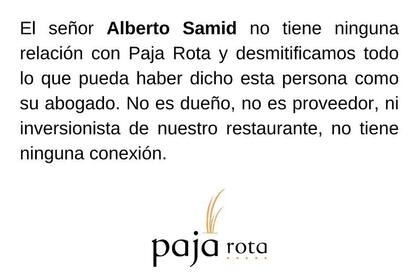 La desmentida de la parrilla