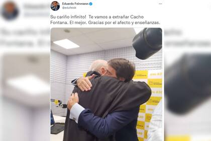La despedida a Cacho (Captura Twitter)