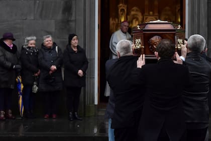 Tras ser velados sus restos en Limerick, el funeral y entierro de O´Riardan tendrá lugar mañana en su pueblo natal, Ballybricken