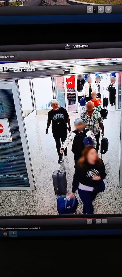 La detección de Di Zeo en las cámaras del aeropuerto cordobés