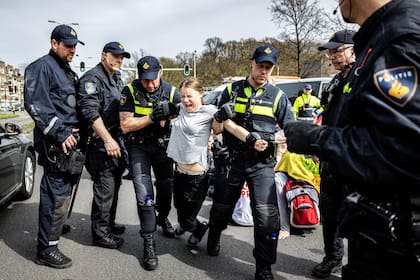 La detención de Greta Thunberg 