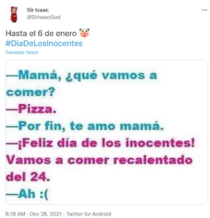 La dieta de las Fiestas se metió en los memes por el Día de los Inocentes