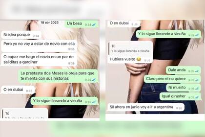 La difusión de chats y capturas de pantalla para exhibir diálogos privados, un signo de los tiempos