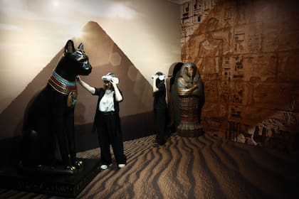 La diosa Bastet, representada como una gata