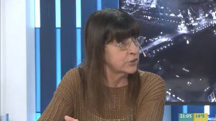 La diputada Diana Conti durante su participación en Terapia de Noticias