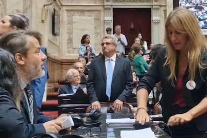 Video: así fue el momento en el que una diputada desenchufó los cables de los taquígrafos en el debate por la reforma laboral