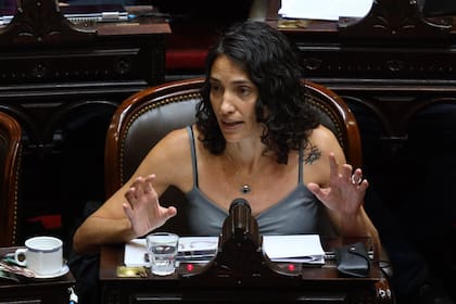 La diputada Paula Penacca, una de las que increpó a Espert en el Congreso.
