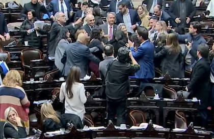 La diputada Penacca, fuera de sí