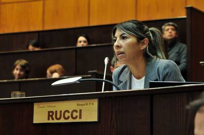 La diputada provincial Daniela Rucci, impulsora del proyecto.