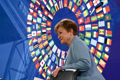 La directora gerente del FMI, Kristalina Georgieva, en Washington.