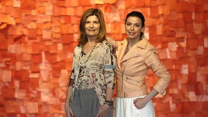 La directora y guionista Teresa Costantini junto con Mercedes Funes, de Yo soy así, Tita de Buenos Aires