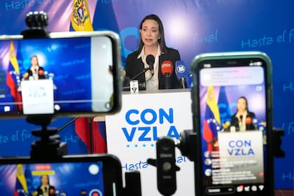 La dirigente opositora María Corina Machado (Archivo)