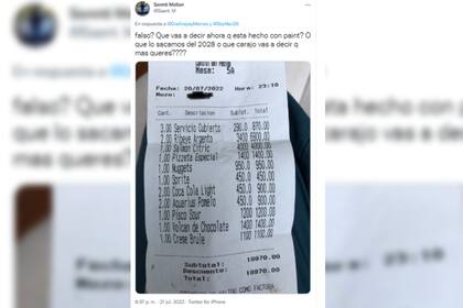 La discusión a partir del tuit original se dirigió hacia el precio de la comida, y hasta hubo usuarios que pusieron sus propias cuentas para hacer comparaciones
