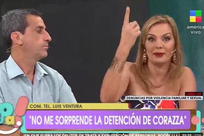 La discusión entre Eliana Guercio y Luis Ventura fue verdaderamente tensa